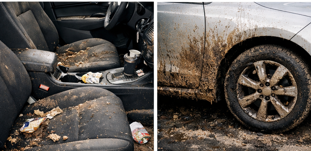 Moderate cleaning needed